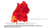 Keine Entwarnung für Baden-Baden – 7-Tage-Inzidenz auf Höchststand mit 186,6 – Landkreis Rastatt 200,1