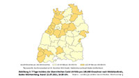 Tendenz zeigt nach oben – Inzidenz in Baden-Baden legt zu auf 19,9 – Stadtkreise im Land steigen – Ausnahme Karlsruhe