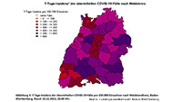 Baden-Baden mit minimalem Rückgang der 7-Tage-Inzidenz – Landkreis Rastatt mit erneutem Rekord auf 486,9 