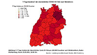 Baden-Baden erholt sich leicht auf 7-Tage-Inzidenz 108,7 – Landkreis Rastatt auch verbessert – Maskenpflicht ab morgen in Baden-Baden