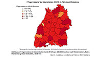 7-Tage-Inzidenz Baden-Baden sinkt auf 30,8 – Bester Wert in Baden-Württemberg – Landkreis Rastatt 50,6