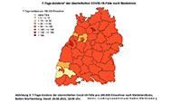 7-Tage-Inzidenz in Baden-Baden schießt in die Höhe – Landesgesundheitsamt meldet heute Abend 106,9