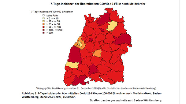 Baden-Baden sinkt weiter – 7-Tage-Inzidenz nun bei 29,0 – Neuer Mutant bremst Normalisierung – Kretschmann: "Dieser neuen Lage stellen" Baden-Baden sinkt weiter – 7-Tage-Inzidenz nun bei 29,0 – Neuer Mutant bremst Normalisierung – Kretschmann: "Dieser neuen Lage stellen"