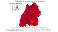 Baden-Württemberg sinkt auf 7-Tage-Inzidenz 152,6 – Baden-Baden 94,2 – Landkreis Rastatt 109,8