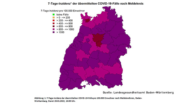 7-Tage-Inzidenz klettert weiter – Drei neue Todesfälle in Baden-Baden und Landkreis Rastatt 7-Tage-Inzidenz klettert weiter – Drei neue Todesfälle in Baden-Baden und Landkreis Rastatt