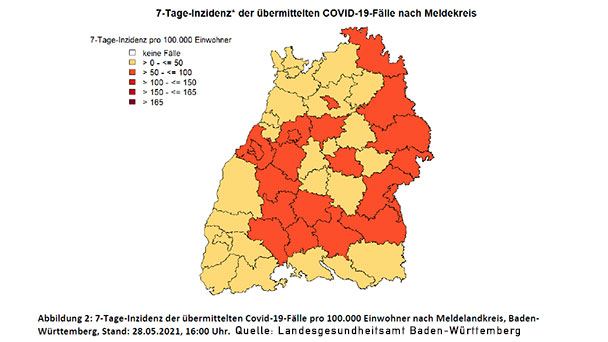 Baden-Baden steigt auf 77,9 – Höchste 7-Tage-Inzidenz aller Stadtkreise in Baden-Württemberg 