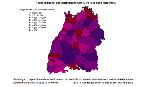 7-Tage-Inzidenz in Baden-Baden steigt wieder – Landkreis Rastatt bei 589,9 – Auch das noch: „PCR-Testkapazitäten ausgereizt“