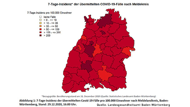7-Tage-Inzidenz Baden-Baden 94,2 – Karlsruhe nun 88,8 – Landkreis Rastatt 107,2 – Klinik wappnet sich für Jahreswechsel 7-Tage-Inzidenz Baden-Baden 94,2 – Karlsruhe nun 88,8 – Landkreis Rastatt 107,2 – Klinik wappnet sich für Jahreswechsel