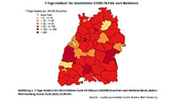 Baden-Baden steigt auf 29,0 – Jetzt Landkreis Emmendingen mit niedrigster 7-Tage-Inzidenz – Landkreis Rastatt 42,8 