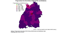 Hospitalisierungsinzidenz und COVID-19-Fälle auf Intensivstationen sinken leicht – Zwei neue Todesfälle in Baden-Baden und Landkreis Rastatt