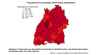 Starker Anstieg in Baden-Baden – 7-Tage-Inzidenz 168,5 – Stadt Karlsruhe fällt auf 57,4 – Ortenau meldet Infektion mit Coronavirus aus Großbritannien