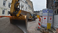 Nur noch heute wird gearbeitet - Bauarbeiten der Sanierung Luisenstraße machen Pause 