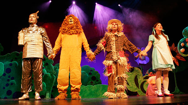 Judy Garland machte die Geschichte weltbekannt - Zauberer von Oz im Kurhaus