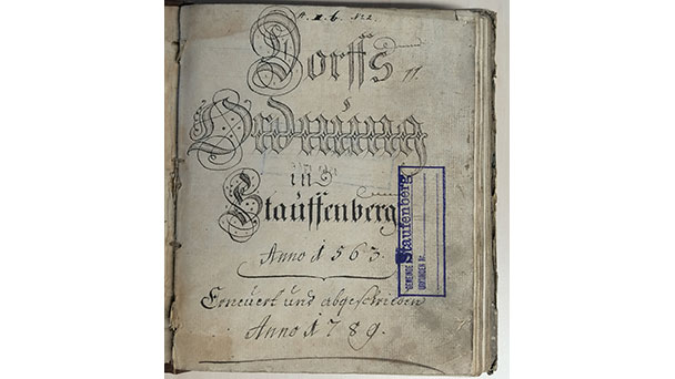 Stadtarchiv Gernsbach mit wertvollen Quellen – „Dorfordnungen von Gemeinde selbst aufgesetzt und von herrschaftlicher Obrigkeit nur bestätigt“