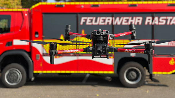 Friedliche Drohnen in Rastatt – Innovative Feuerwehr – „Bei Bedarf auch für die Polizei“