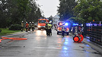 Feuerwehreinsatz heute Morgen in Haueneberstein – Propangasaustritt in Gewerbebetrieb – Feuerwehr: „Mit Luft explosible Gemische“