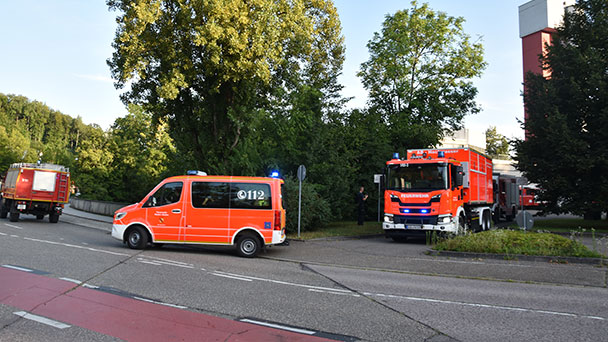 Feuerwehr Baden-Baden hilft in Bruchsal  – Hochwassereinsatz nach Unwetter