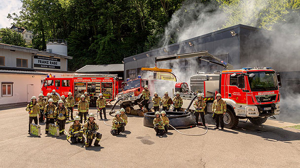 Freiwillige Feuerwehr Lichtental wartet auf glänzende Kinderaugen – Am Stadtmuseum gibt es Waffeln, kalte Getränke und Würstchen