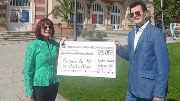 Jalta dankt Baden-Baden – Schreiben von Oberbürgermeisterin Pavlenko an Uta und Gerhard Ell 