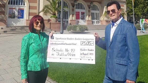 Grußbotschaft aus Jalta für Uta Ell – „Ich hoffe, dass sich die erfolgreiche Städtepartnerschaft zwischen Baden-Baden und Jalta zum Wohle der Einwohner weiter entwickeln wird“    