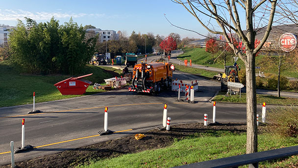 „Freie Fahrt!“ Ende der Woche – Europakreisel-Sanierung für 670.000 Euro auf Endspurt
