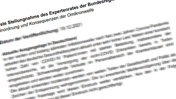 „Explosionsartige Verbreitung“ von Omikron befürchtet – Hier Auszüge aus der Stellungnahme des Expertenrats der Bundesregierung