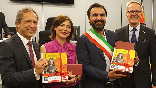 Baden-Badener Bürgermeister auf Reisen – Roland Kaiser in Partnerstadt Moncalieri