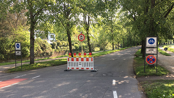 Sperrung Lichtentaler Allee – Fahrradstraße soll besser geschützt werden