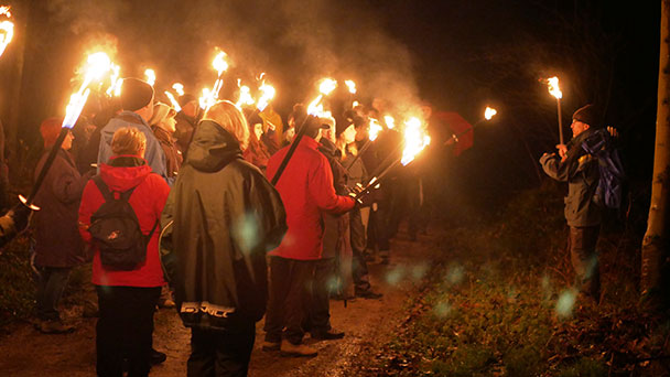 Fackelwanderung durch den Ottersdorfer Stadtwald – Anmeldung erforderlich