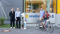 Firma Schöck und ihre talentierten Radler – Beim Stadtradeln Baden-Baden Fahrradreparaturstation gewonnen