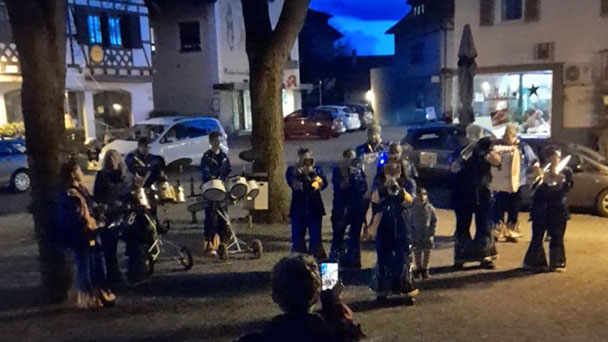 Ausgelassene Faschingsparty in Steinbach – Guggemusik „Schachdlbachkracha“