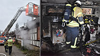 Feuer in Keller in Oberbeuern – Hausbewohner evakuiert