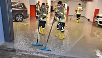 Feuerwehr in der Hochstraße – Und das Wasser war schon da 