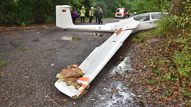 Segelflugzeug in Baden-Baden abgestürzt – Passagiere unverletzt
