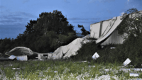 Sturmschäden in Baden-Baden – Umgestürzte Bäume – Heruntergerissenes Dach in Sandweier – Sieben beschädigte Autos in Hügelsheim