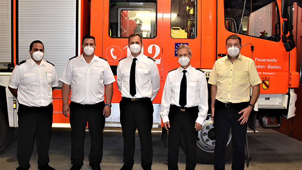 Hommage an Baden-Badener Feuerwehr – Stephanie Senn und Ann-Kathrin Svensson zu Oberfeuerwehrfrauen befördert