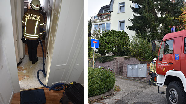 Wohnhaus in Baden-Badener Weststadt geflutet – Wasserleitung im Dachgeschoß defekt – Bis auf weiteres nicht bewohnbar Wohnhaus in Baden-Badener Weststadt geflutet – Wasserleitung im Dachgeschoß defekt – Bis auf weiteres nicht bewohnbar