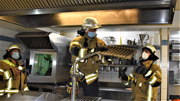 Heute Morgen Feuer bei „Eckhöfe“ – Glimpflicher Ausgang