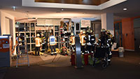 Feuerwehreinsatz auch in der Klinik in Balg – Schwelbrand in der Zwischendecke