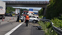 Baden-Badener Feuerwehr im Dauereinsatz – Unfall und langer Stau auf der Autobahn 
