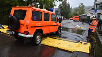 „Water-Gate“ bei Baden-Badener Feuerwehr – Demonstration neuer Technik aus der Schweiz