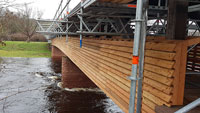 Marode Flößerbrücke ab März wieder frei – 550.000 Euro Kosten
