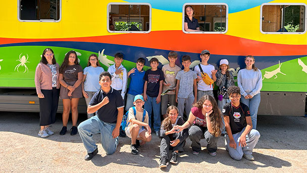 Realschule Baden-Baden und die kleinen Forscher – Mit dem Ökomobil auf Reisen