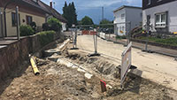 Pause an Baustelle in Haueneberstein – Bauarbeiten gehen am 24. Juni weiter