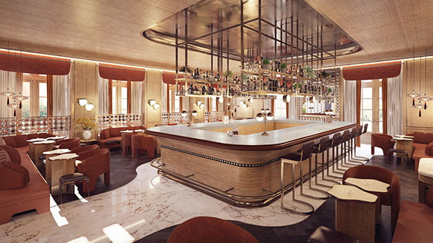 Brenners holt Inspiration aus London - Designer Robert Angell gestaltet Restaurant „Fritz & Felix“