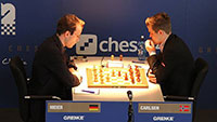 Weltmeister Magnus Carlsen am Rande einer Niederlage - Georg Meier verpasste Siegchnace
