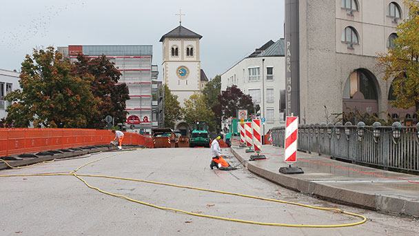 Prominenteste Brücke in Gaggenau bald wieder sicher – Zufahrt zur Innenstadt noch etwas umständlich