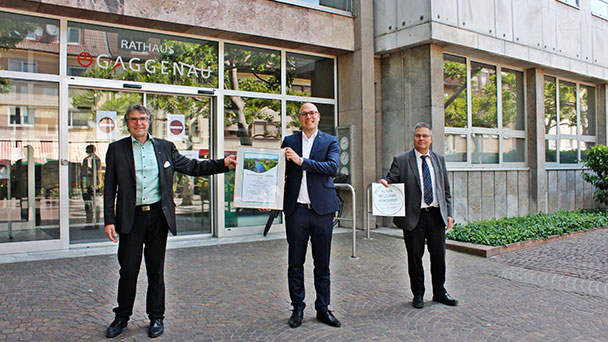 Grünes Gaggenau erhält Klima-Zertifikat – Städtischer Strombedarf durch 100 Prozent Grünstrom gedeckt