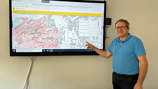 Geoinformationen für Stadtkreis Baden-Baden öffentlich zugänglich – Fachbereichsleiter Stefan Hetzel präsentiert neues Portal Geoinformationen für Stadtkreis Baden-Baden öffentlich zugänglich – Fachbereichsleiter Stefan Hetzel präsentiert neues Portal