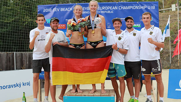 Knapp an der Sensation vorbei - Erfolgreiche Europameisterschaft für Leon Meier bei Beach-Europameisterschaften